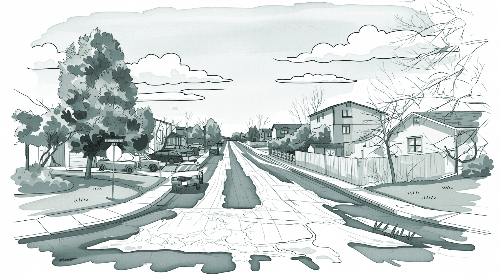 The "hill" on 112th Place